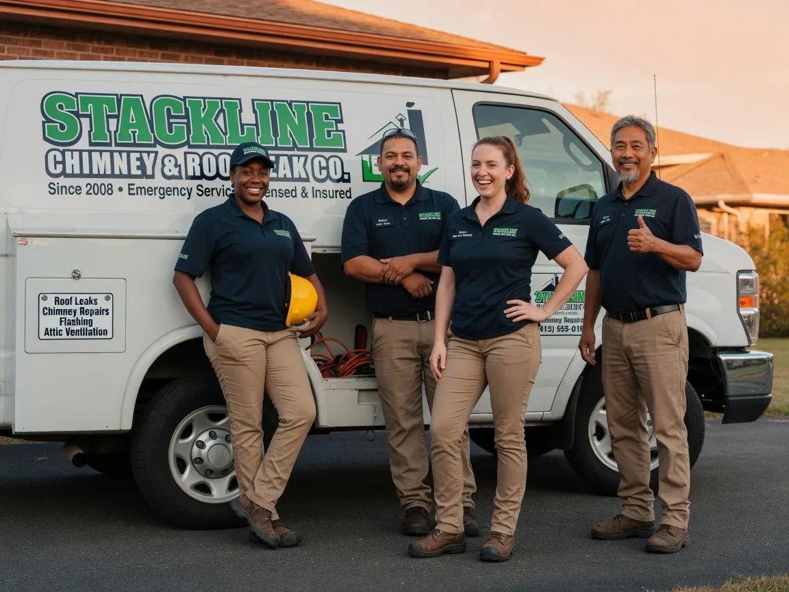 Chimney flashing repair company in Concord, VT